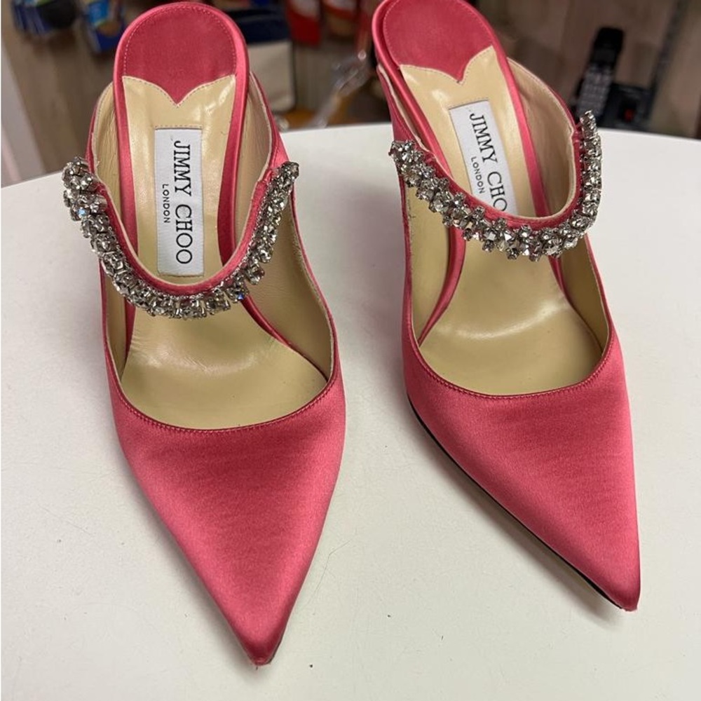 Jimmy Choo heels.